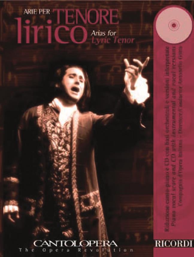 Cantolopera: Arie Per Tenore Lirico Vol. 1 - pro zpěv a klavír